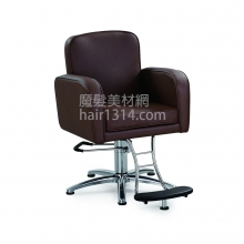【油壓椅】3D乳膠舒適客座椅-優雅咖